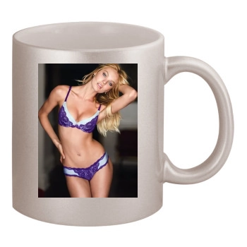 Candice Swanepoel 11oz Metallic Silver Mug