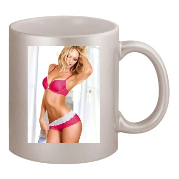 Candice Swanepoel 11oz Metallic Silver Mug