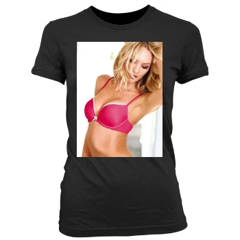 Candice Swanepoel Women's Junior Cut Crewneck T-Shirt