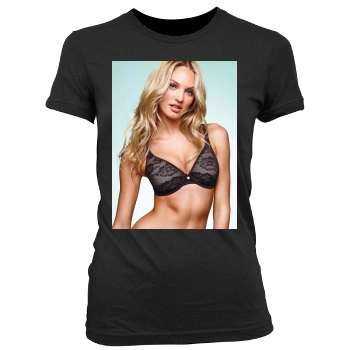 Candice Swanepoel Women's Junior Cut Crewneck T-Shirt