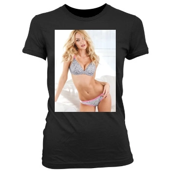 Candice Swanepoel Women's Junior Cut Crewneck T-Shirt