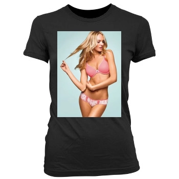 Candice Swanepoel Women's Junior Cut Crewneck T-Shirt