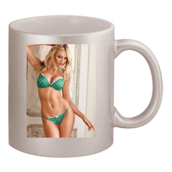 Candice Swanepoel 11oz Metallic Silver Mug