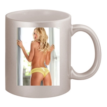 Candice Swanepoel 11oz Metallic Silver Mug