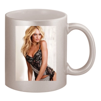 Candice Swanepoel 11oz Metallic Silver Mug