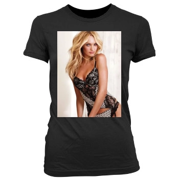 Candice Swanepoel Women's Junior Cut Crewneck T-Shirt