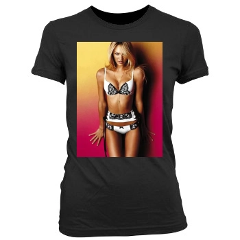 Candice Swanepoel Women's Junior Cut Crewneck T-Shirt