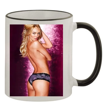 Candice Swanepoel 11oz Colored Rim & Handle Mug