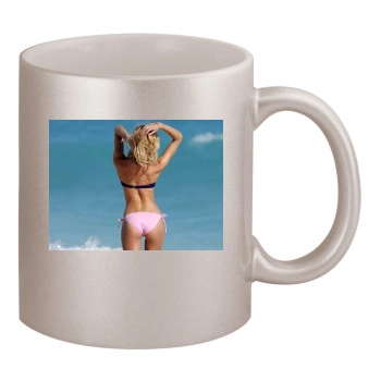 Candice Swanepoel 11oz Metallic Silver Mug