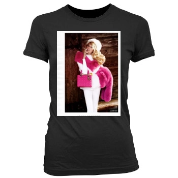 Candice Swanepoel Women's Junior Cut Crewneck T-Shirt