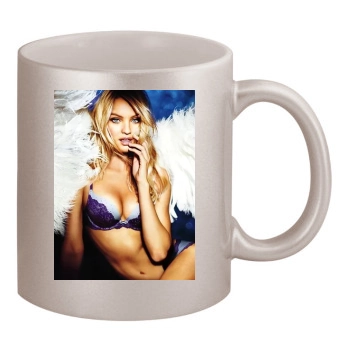 Candice Swanepoel 11oz Metallic Silver Mug