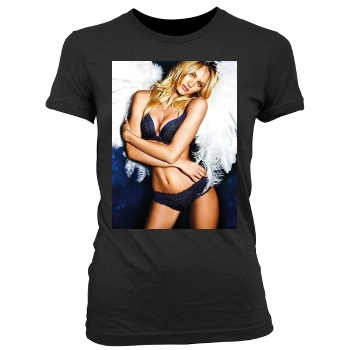 Candice Swanepoel Women's Junior Cut Crewneck T-Shirt