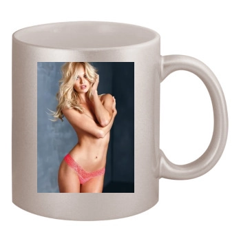 Candice Swanepoel 11oz Metallic Silver Mug