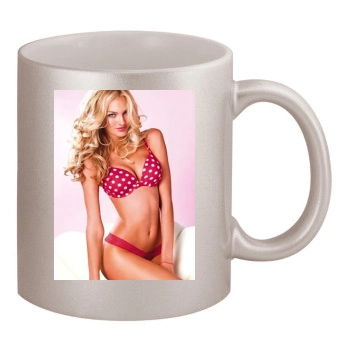 Candice Swanepoel 11oz Metallic Silver Mug