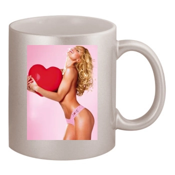 Candice Swanepoel 11oz Metallic Silver Mug