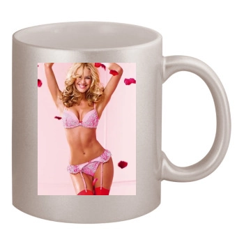 Candice Swanepoel 11oz Metallic Silver Mug