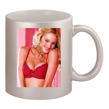 Candice Swanepoel 11oz Metallic Silver Mug