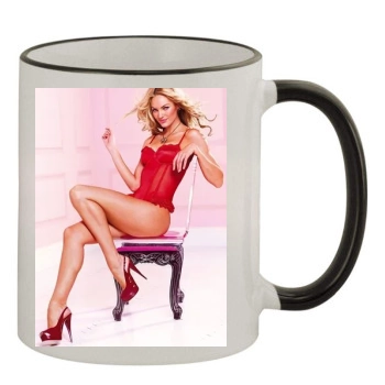 Candice Swanepoel 11oz Colored Rim & Handle Mug