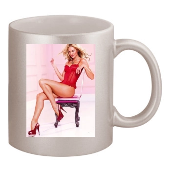 Candice Swanepoel 11oz Metallic Silver Mug