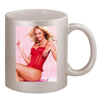 Candice Swanepoel 11oz Metallic Silver Mug