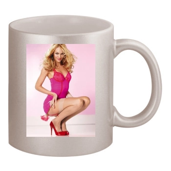 Candice Swanepoel 11oz Metallic Silver Mug