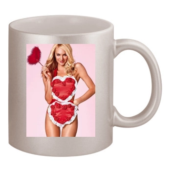 Candice Swanepoel 11oz Metallic Silver Mug