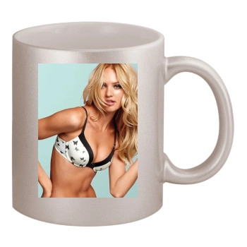 Candice Swanepoel 11oz Metallic Silver Mug