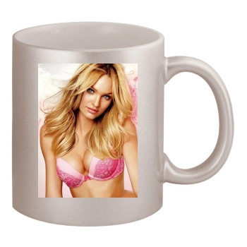 Candice Swanepoel 11oz Metallic Silver Mug