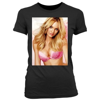 Candice Swanepoel Women's Junior Cut Crewneck T-Shirt