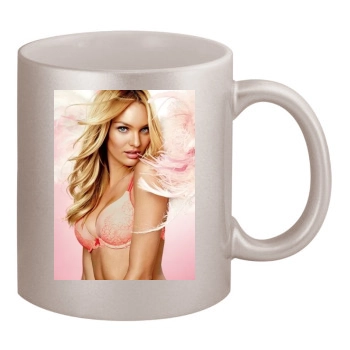 Candice Swanepoel 11oz Metallic Silver Mug