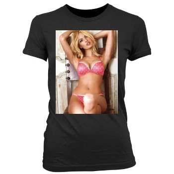 Candice Swanepoel Women's Junior Cut Crewneck T-Shirt