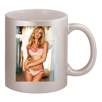 Candice Swanepoel 11oz Metallic Silver Mug