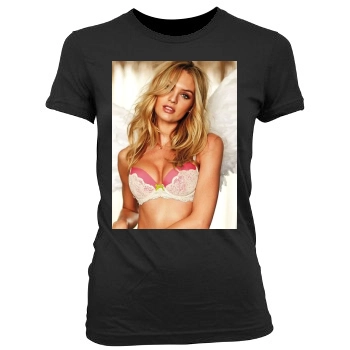 Candice Swanepoel Women's Junior Cut Crewneck T-Shirt