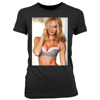 Candice Swanepoel Women's Junior Cut Crewneck T-Shirt