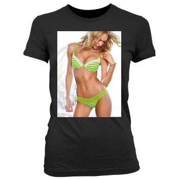 Candice Swanepoel Women's Junior Cut Crewneck T-Shirt