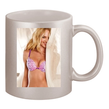 Candice Swanepoel 11oz Metallic Silver Mug