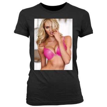 Candice Swanepoel Women's Junior Cut Crewneck T-Shirt