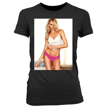 Candice Swanepoel Women's Junior Cut Crewneck T-Shirt