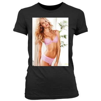 Candice Swanepoel Women's Junior Cut Crewneck T-Shirt