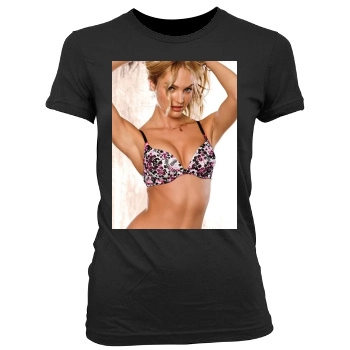 Candice Swanepoel Women's Junior Cut Crewneck T-Shirt