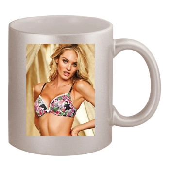 Candice Swanepoel 11oz Metallic Silver Mug