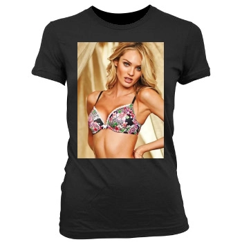 Candice Swanepoel Women's Junior Cut Crewneck T-Shirt