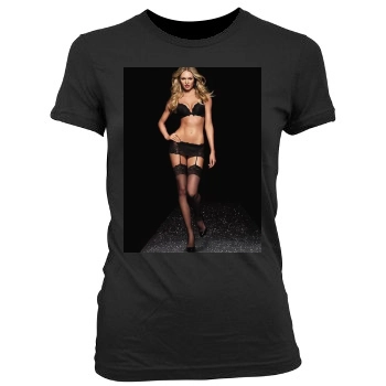 Candice Swanepoel Women's Junior Cut Crewneck T-Shirt