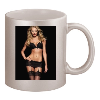 Candice Swanepoel 11oz Metallic Silver Mug