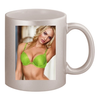 Candice Swanepoel 11oz Metallic Silver Mug