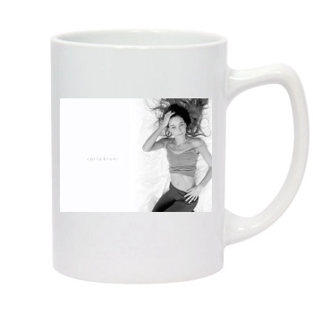 Carla Bruni 14oz White Statesman Mug