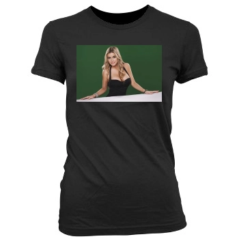 Carmen Electra Women's Junior Cut Crewneck T-Shirt