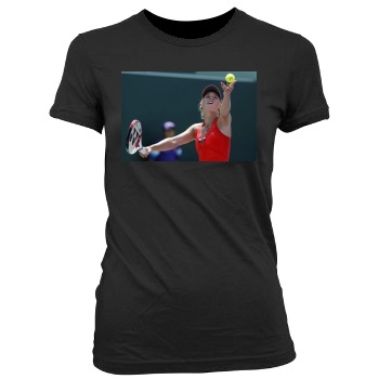 Caroline Wozniacki Women's Junior Cut Crewneck T-Shirt