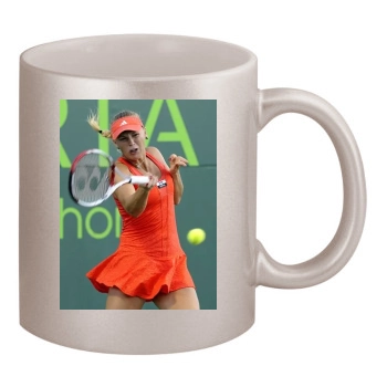 Caroline Wozniacki 11oz Metallic Silver Mug