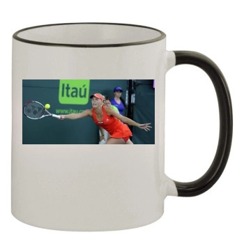 Caroline Wozniacki 11oz Colored Rim & Handle Mug